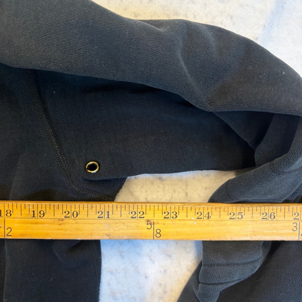 Lululemon Kung Fu Jacket Mens XL Black Full Zip Hoodie Moto Style Ribbed - Picture 4 of 5